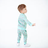 Candy Cane Lane Jogger Set - Mint