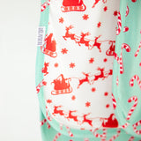 Candy Cane Lane Reversible Blanket - Mint