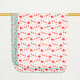 Candy Cane Lane Reversible Blanket - Mint