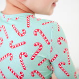 Candy Cane Lane Two Piece Pajamas Set - Mint