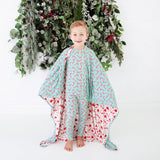 Candy Cane Lane Two Piece Pajamas Set - Mint