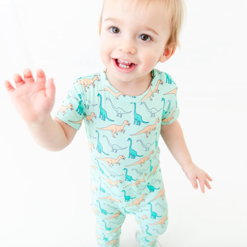 Bedtime Rompers Land Before Bedtime Jurassic Jungle Romper | Dreamiere