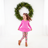 Groovy and Bright Long Sleeve Twirler Top And Pants Set
