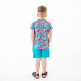 Tropic Like It's Hot Polo Shirt And Short Set