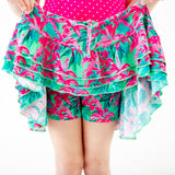 Tropic Like It's Hot Tank Top And Ruffle Skort Set