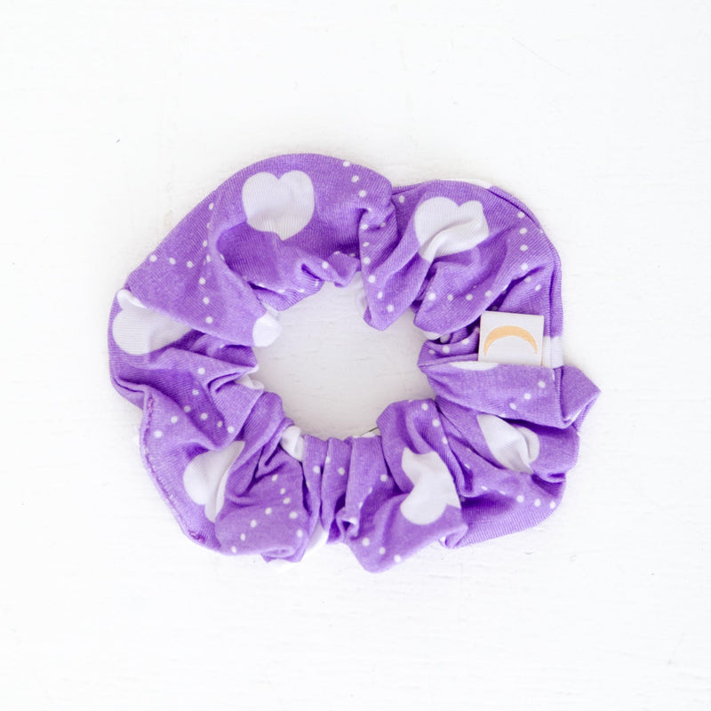 Heart To Get Scrunchie - Purple