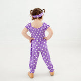 Heart To Get Smocked Romper - Purple