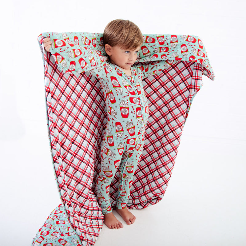 A Cup Of Cheer Quilted Children's Bamboo Blanket