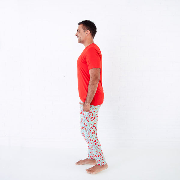 A Cup Of Cheer Men's Short Sleeve and Joggers Loungewear