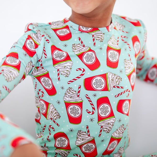 A Cup Of Cheer Two Piece Pajamas Set