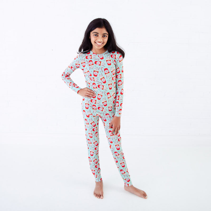 A Cup Of Cheer Two Piece Pajamas Set