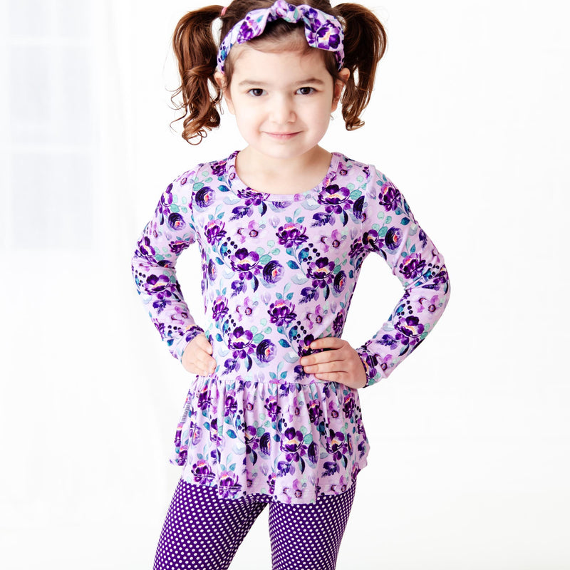 Picked To Perfection Long Sleeve Twirler Top And Pants Set
