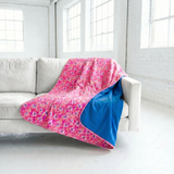 Highlighter Hues Quilted Adult Bamboo Blanket - Two Layer