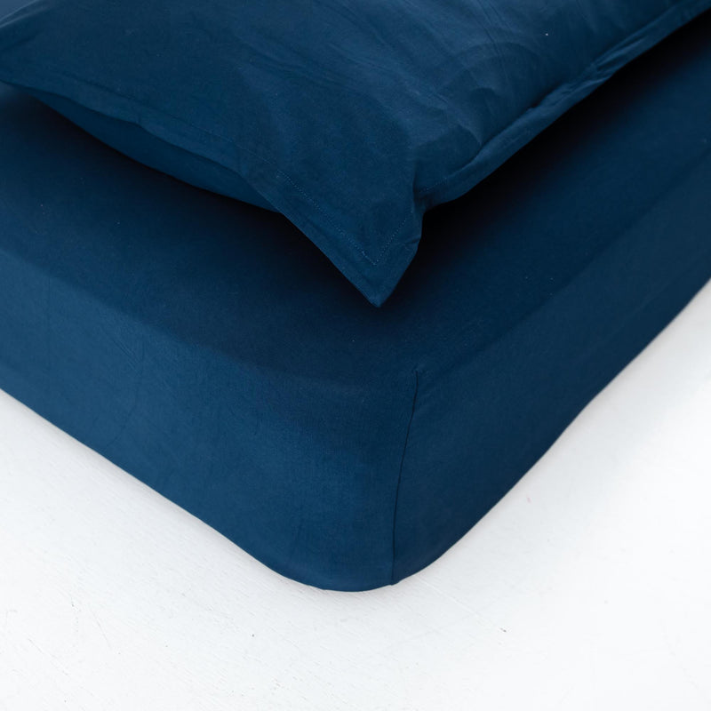 Midnight Everdream French Navy Twin Sheet Set