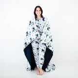 Midnight Everdream Quilted Adult Bamboo Blanket - Three Layer