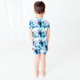 Mystic Waters Short Sleeve And Shorts Two Piece Pajamas Set