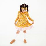 Golden Hour Ruffle Pocket Twirler and Shorts Set