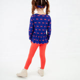 Hometown Heroes Long Sleeve Twirler Top And Pants Set - Navy