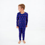 Hometown Heroes Two Piece Pajamas Set - Navy