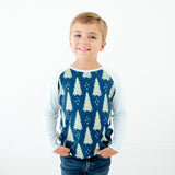 Long Sleeve Raglan Shirt Set: Holiday Duo