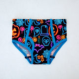3 Pack Boy's Brief Underwear - Neon Nights Trio