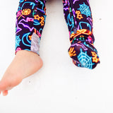Neon Nights Convertible Footie