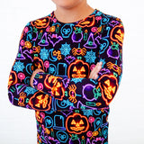 Neon Nights Two Piece Pajama Set