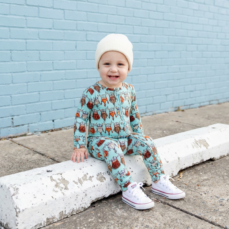 Nordic Dreams Bamboo Convertible Footie Pajamas | Dreamiere