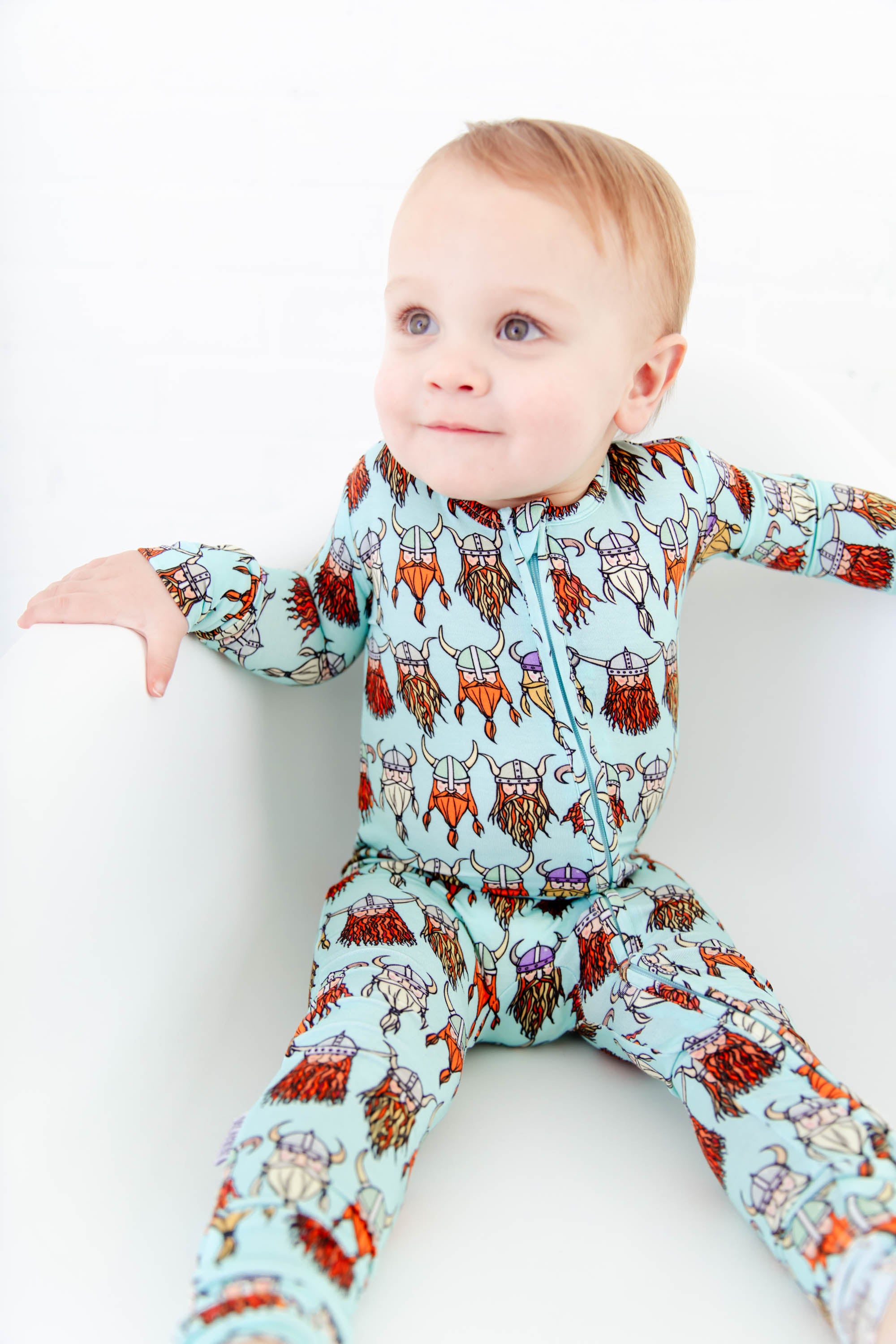 Nordic Dreams Bamboo Convertible kids Footed Pajama | Dreamiere