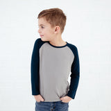 Long Sleeve Raglan Shirt Set: Nordic Duo