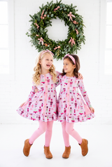 Visions of Sugar Plums Ruffle Tunic and Pants Set