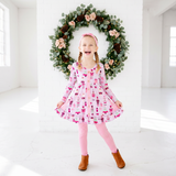 Visions of Sugar Plums Ruffle Tunic and Pants Set