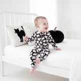 Paranormal Naptivity Convertible Footie - Haunted Noir
