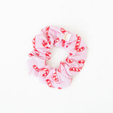 Candy Cane Lane Scrunchie - Pink