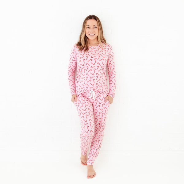 Candy Cane Lane Women's Long Sleeve Loungewear