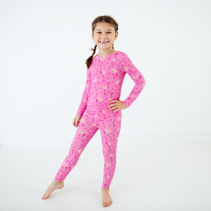 Let's Flamingle Two Piece Pajamas Set