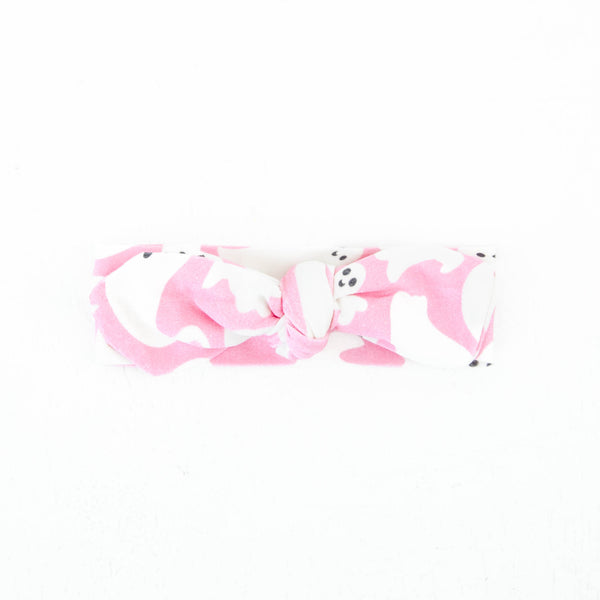 Paranormal Naptivity Topknot Headband - Pink