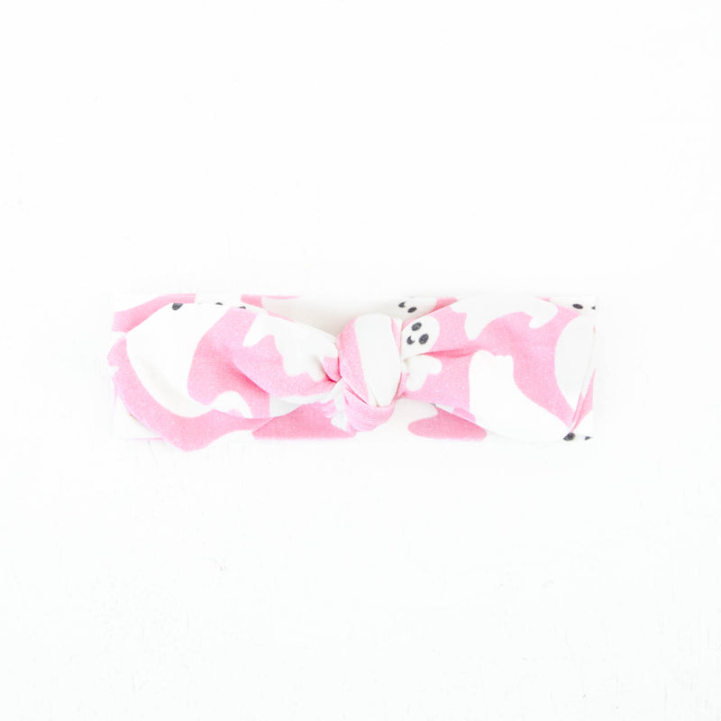 Paranormal Naptivity Topknot Headband - Pink