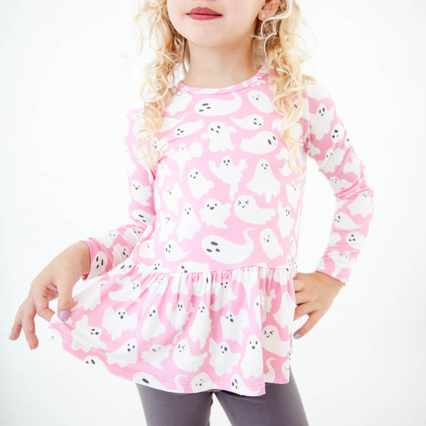 Paranormal Naptivity Long Sleeve Twirler Top And Pants Set - Pink