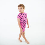 The Palm Life Short Sleeve And Shorts Two Piece Pajamas Set