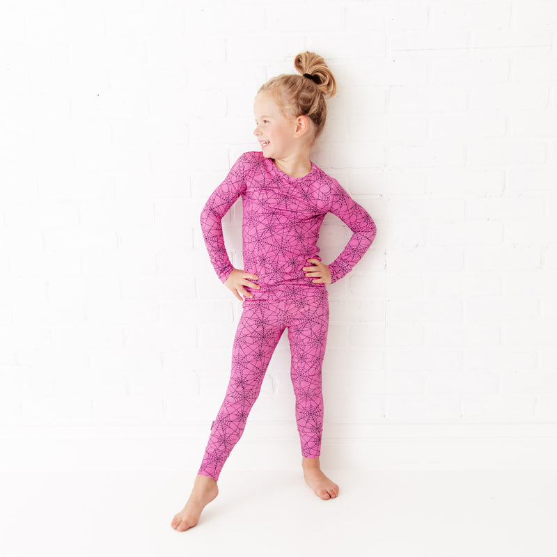 Dream Weaver Two Piece Pajamas Set - Pink