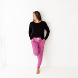 Dream Weaver Women's Long Sleeve Loungewear - Pink