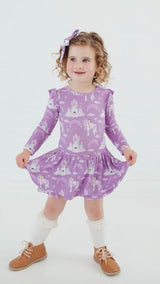 Chasing Fairytales Long Sleeve Ruffle Romper