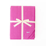 Primrose Quilted Adult Bamboo Blanket - Three Layer