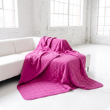 Primrose Quilted Adult Bamboo Blanket - Three Layer