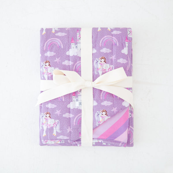 Chasing Fairytales Quilted Children's Mini Bamboo Blanket