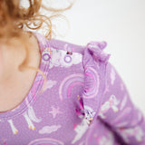 Chasing Fairytales Long Sleeve Ruffle Romper