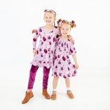 Coming Up Roses 3/4 Sleeve Tiered Smocked Dress
