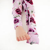 Coming Up Roses Ruffle Convertible Footie