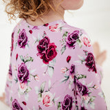 Coming Up Roses Ruffle Convertible Footie